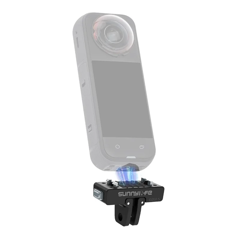 SUNNYLIFE DZ015 Adaptador Magnético para Insta360 X5 / Ace / Ace Pro 2 / Ace Pro Câmera Suporte Dobrável