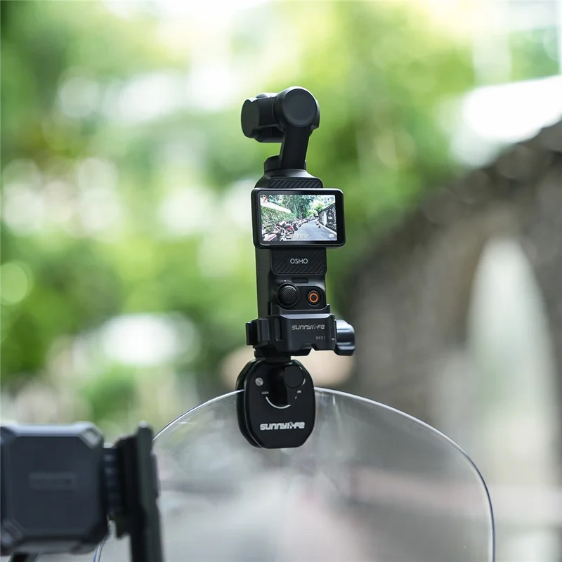 SUNNYLIFE OP3-BK03 Marco de expansión de liberación rápida doble adaptador de montaje para DJI Osmo Pocket 3 - Negro