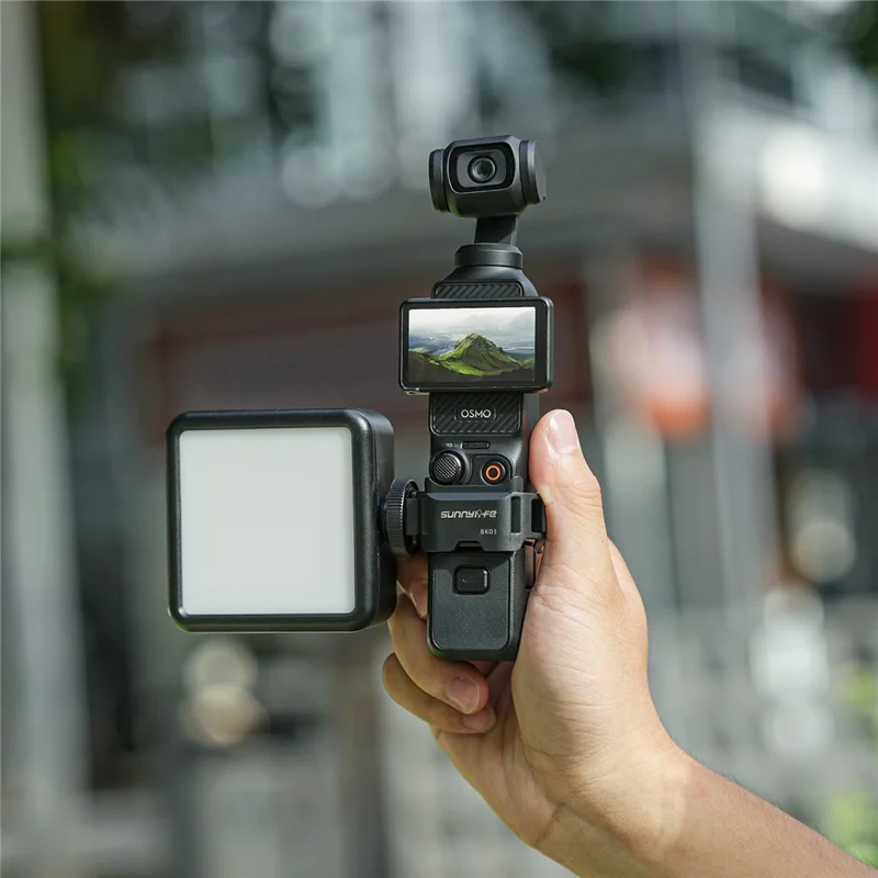 SUNNYLIFE OP3-BK03 Marco de expansión de liberación rápida doble adaptador de montaje para DJI Osmo Pocket 3 - Negro