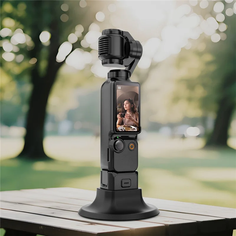 PULUZ PU754B Per DJI Osmo Pocket 3 Supporto Adesivo in Silicone per Base Stabilizzatore da Scrivania
