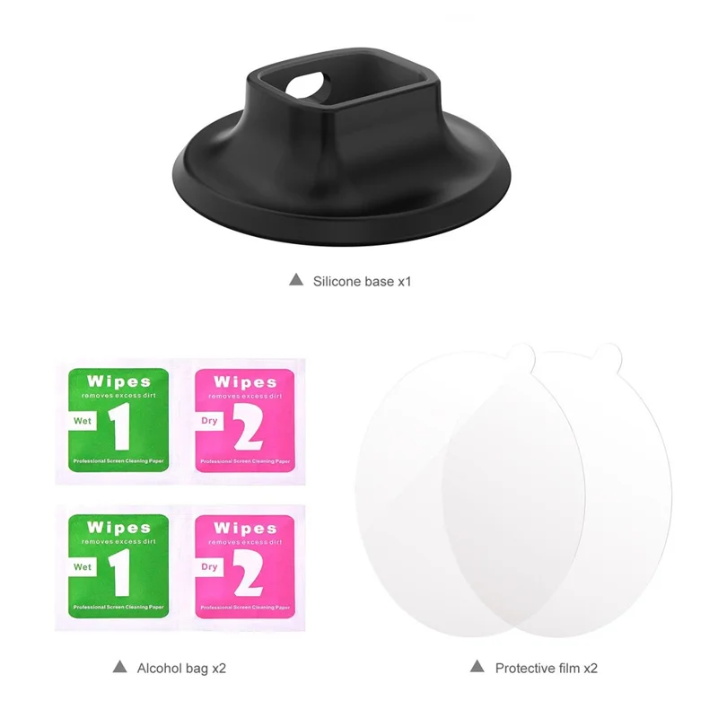 PULUZ PU754B Per DJI Osmo Pocket 3 Supporto Adesivo in Silicone per Base Stabilizzatore da Scrivania
