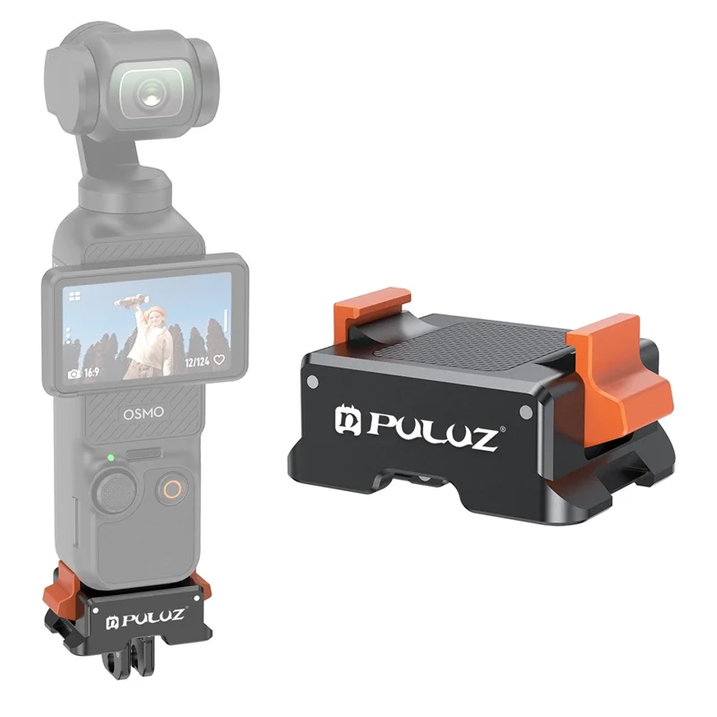 PULUZ PU735B For DJI Osmo Pocket 3 Quick Release Mount Adapter Action Camera Accessories