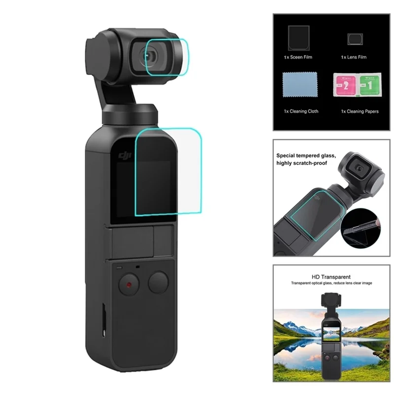 PULUZ PKT47 43 in 1 For DJI Osmo Pocket Phone Clip Selfie Stick Extension Bracket Chest Strap Camera Accessory Kit with Large Case