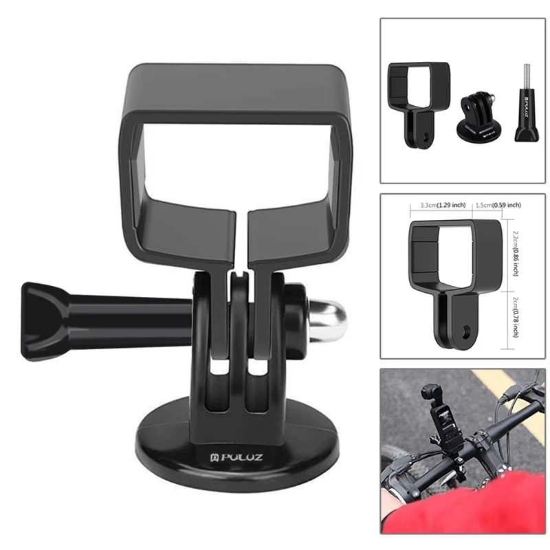 PULUZ PKT47 43 in 1 For DJI Osmo Pocket Phone Clip Selfie Stick Extension Bracket Chest Strap Camera Accessory Kit with Large Case