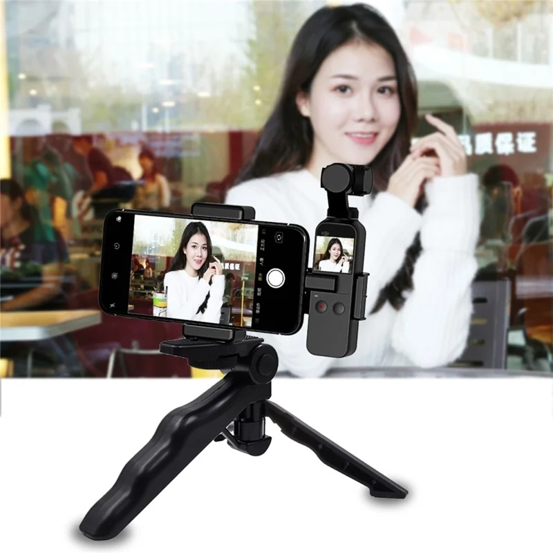 PULUZ PKT46 Per DJI Pocket 2 / Osmo Pocket PU379 Supporto Telefonico con Morsetto e Impugnatura Pieghevole Treppiede PU191