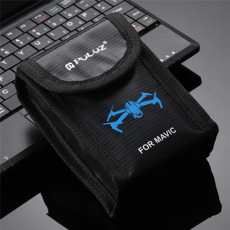 PULUZ PU2401 Per DJI / Sony / Nikon / Canon Borsa di Sicurezza per Batterie al Litio Antincendio Antiesplosione Custodia per Singola Batteria