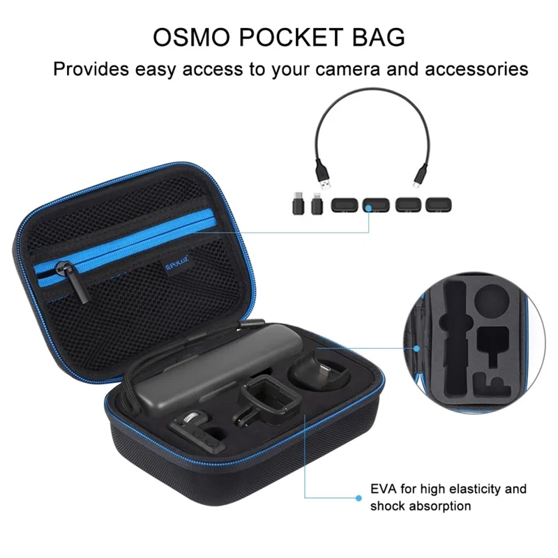 PULUZ PU341 Чехол для хранения и транспортировки DJI Osmo Pocket с мягкой защитой