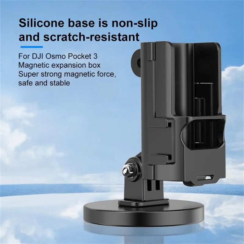 PULUZ PU724B Per DJI Osmo Pocket 3 Base di Montaggio Magnetica con Regolazione Angolare Universale