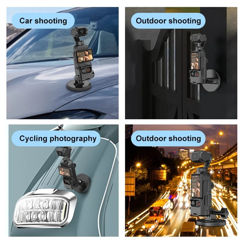 PULUZ PU724B Per DJI Osmo Pocket 3 Base di Montaggio Magnetica con Regolazione Angolare Universale
