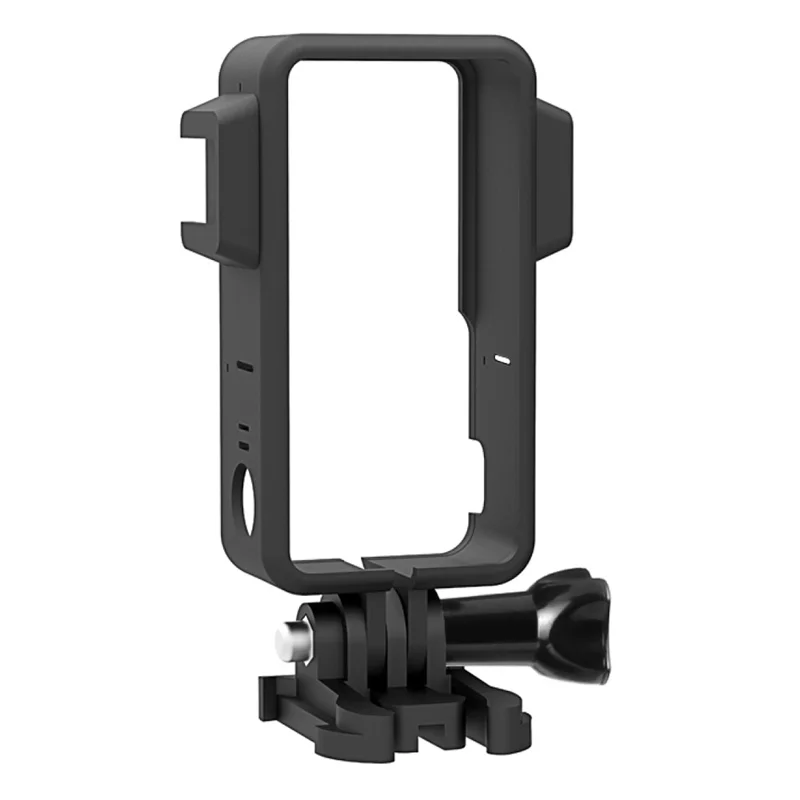 PULUZ PU572B For DJI Action 2 Protective Frame ABS Shockproof Frame with 2 Hot Shoe Mounts
