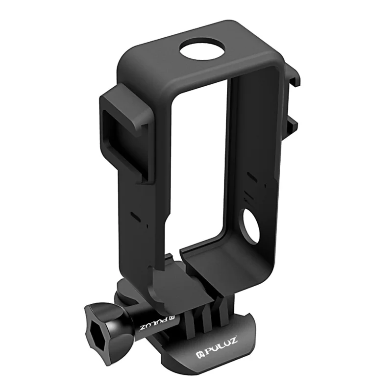 PULUZ PU572B For DJI Action 2 Protective Frame ABS Shockproof Frame with 2 Hot Shoe Mounts