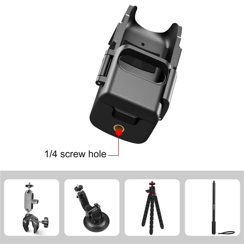 PULUZ PU898B For DJI Osmo Pocket 3 Protective Frame ABS Extension Adapter Bracket