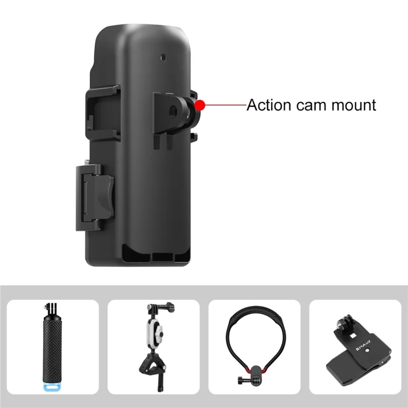 PULUZ PU898B For DJI Osmo Pocket 3 Protective Frame ABS Extension Adapter Bracket