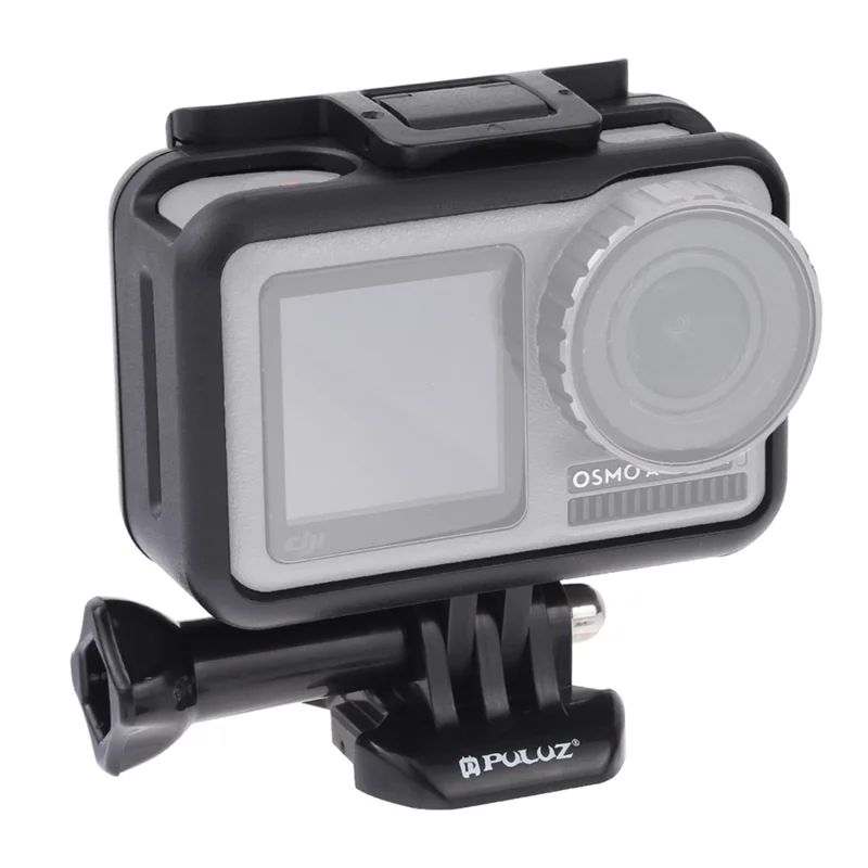 PULUZ PU338B For DJI Osmo Action Protective Frame ABS Anti Drop Shockproof Case - Black