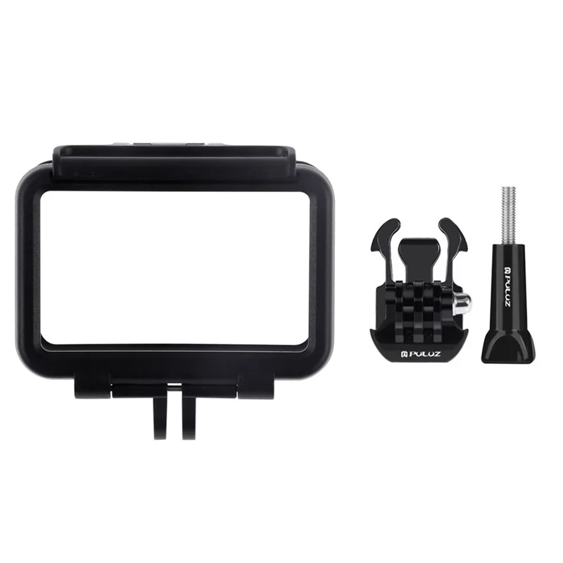 PULUZ PU338B For DJI Osmo Action Protective Frame ABS Anti Drop Shockproof Case - Black