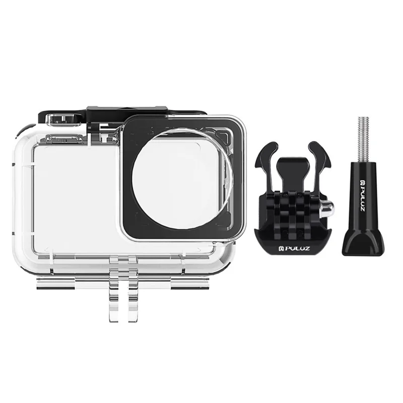 PULUZ PU398 Wasserdichtes Gehäuse mit Basis und Langschraube für DJI Osmo Action - 61M Unterwasserschutz