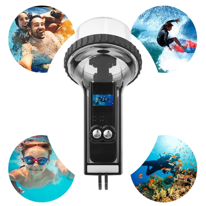 PULUZ PU570 Custodia Subacquea per DJI Pocket 2 da 60M, Cover Impermeabile di Protezione per Fotocamera