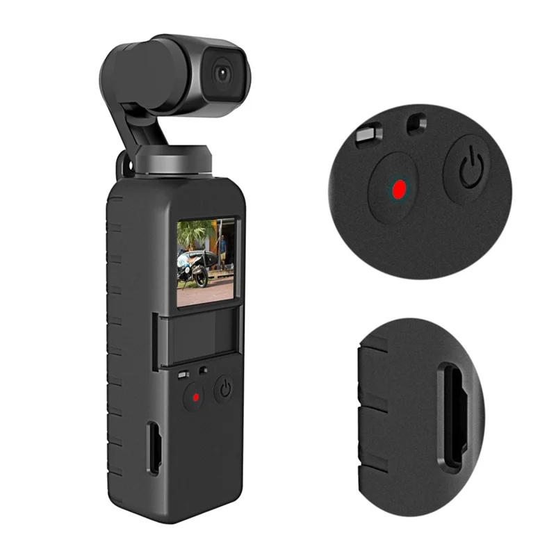 PULUZ PU374 Для DDJI Osmo Pocket Набор силиконовых чехлов Пылезащищенный Защита от царапин Защитник камеры Gimbal