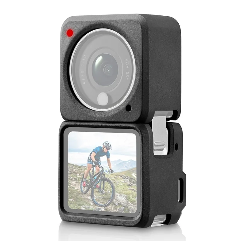PULUZ PU578B For DJI Action 2 Silicone Protective Case Detachable Anti Drop Shockproof Cover Scratch Resistant