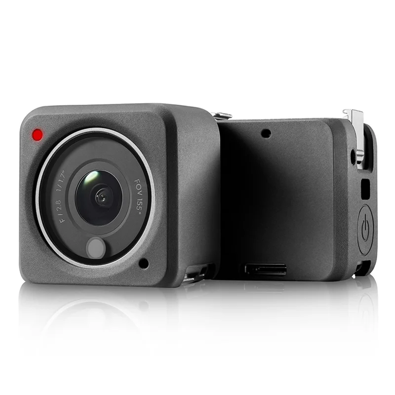 PULUZ PU578B For DJI Action 2 Silicone Protective Case Detachable Anti Drop Shockproof Cover Scratch Resistant