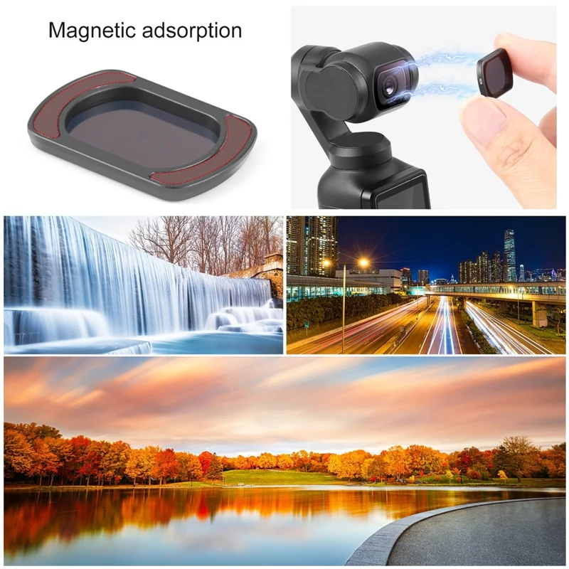 PULUZ PU936 For DJI Osmo Pocket 3 Magnetic ND8 Filter Multi-Coated Optical Glass Filter