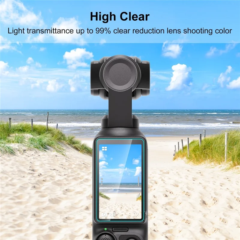 PULUZ PU950T для защитной плёнки 9H 2.5D HD закалённого стекла камеры объектива DJI Osmo Pocket 3