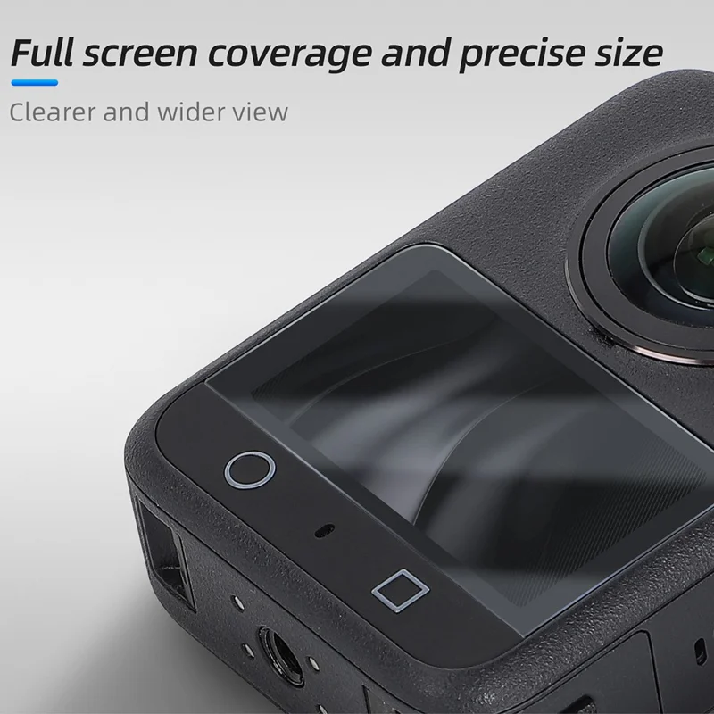 SUNNYLIFE OS-BHM024 2 шт. Защитное стекло для экрана камеры DJI Osmo 360 - 9H, антицарапин, HD закаленное стекло