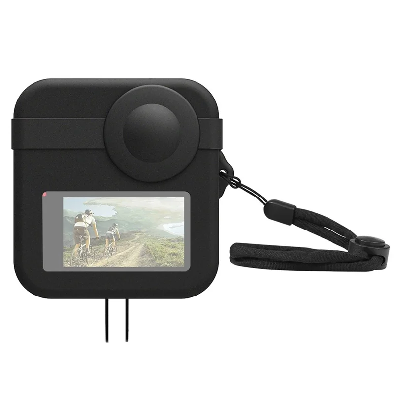 PULUZ PU454B For GoPro MAX Silicone Camera Body Protective Case with Lens Cap