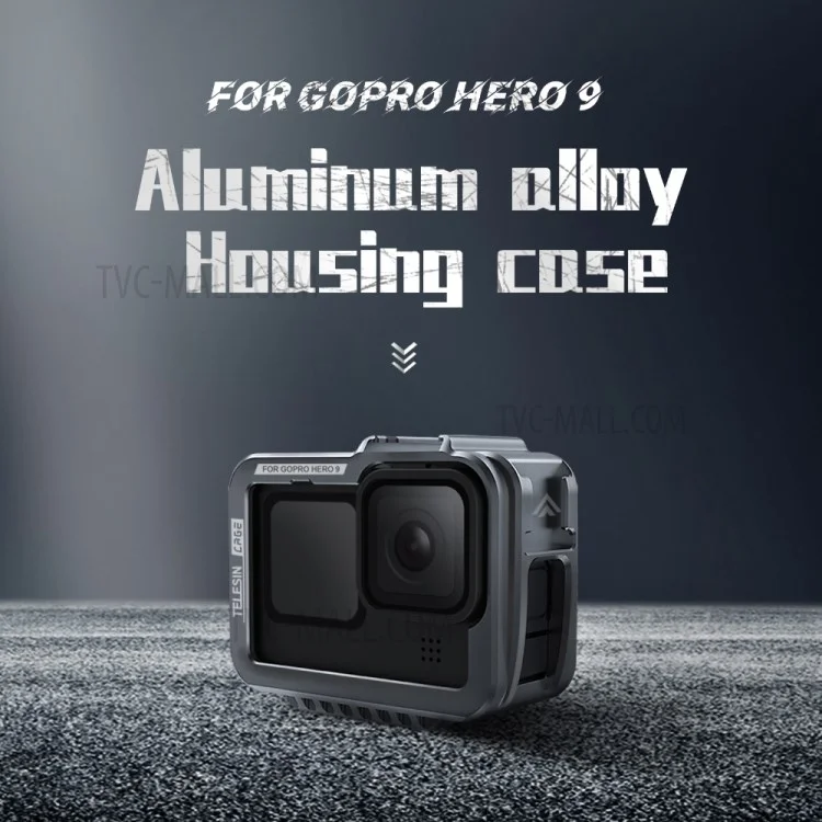 TELESIN AT1102 Aluminum Alloy Housing Case Shell for GoPro Hero 10 / 9