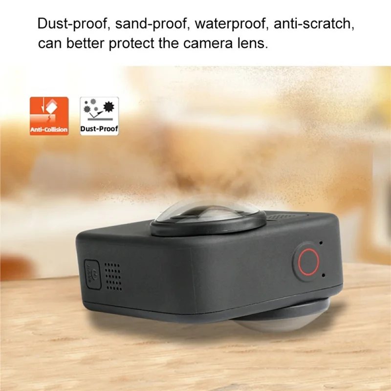 PULUZ PU446 For GoPro MAX 2Pcs Lens Protector Anti Oil Dust Scratch Resistant Acrylic Lens Guard