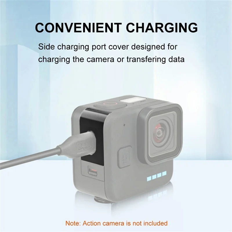 PULUZ PU911B Style B For GoPro HERO11 Black Mini Metal Side Cover Small Action Camera Accessories