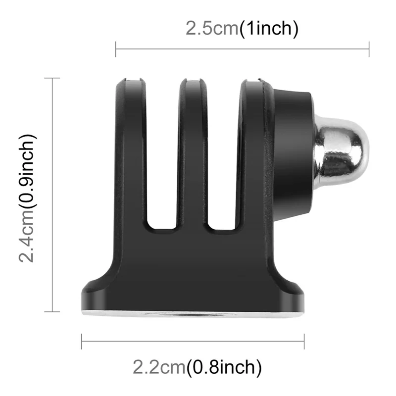 PULUZ PU813 Tripod Mount Adapter Mini Base Plastic Invisible Base Sports Camera Accessories