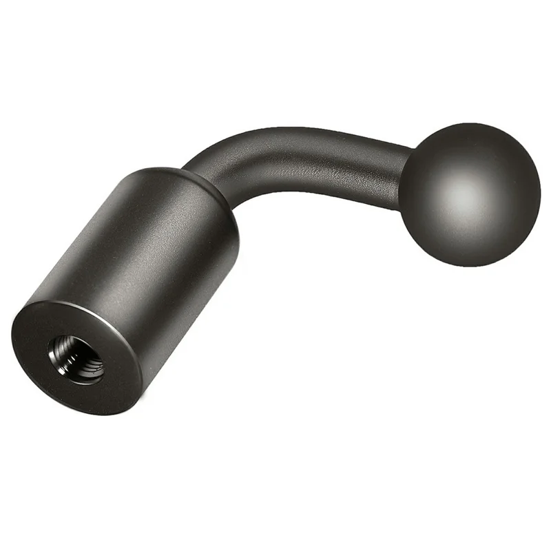 PULUZ PU852B Aluminum Alloy 17mm Ball Head Bracket Base Adapter for Phone Clamp / Camera Mount