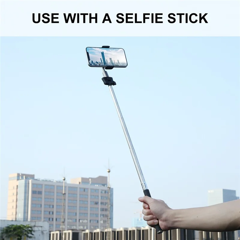 PULUZ PU852B Aluminum Alloy 17mm Ball Head Bracket Base Adapter for Phone Clamp / Camera Mount