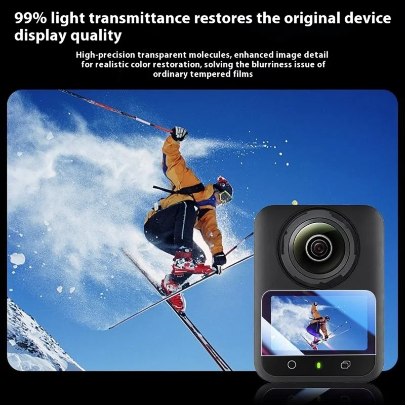 2 шт. Защитное стекло для камеры DJI Osmo 360 против царапин
