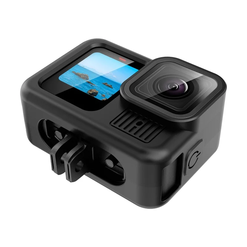 PULUZ PU949B For GoPro HERO13 Black Silicone Protective Case Charging Side Cover Set with Hand Strap and Lens Cap