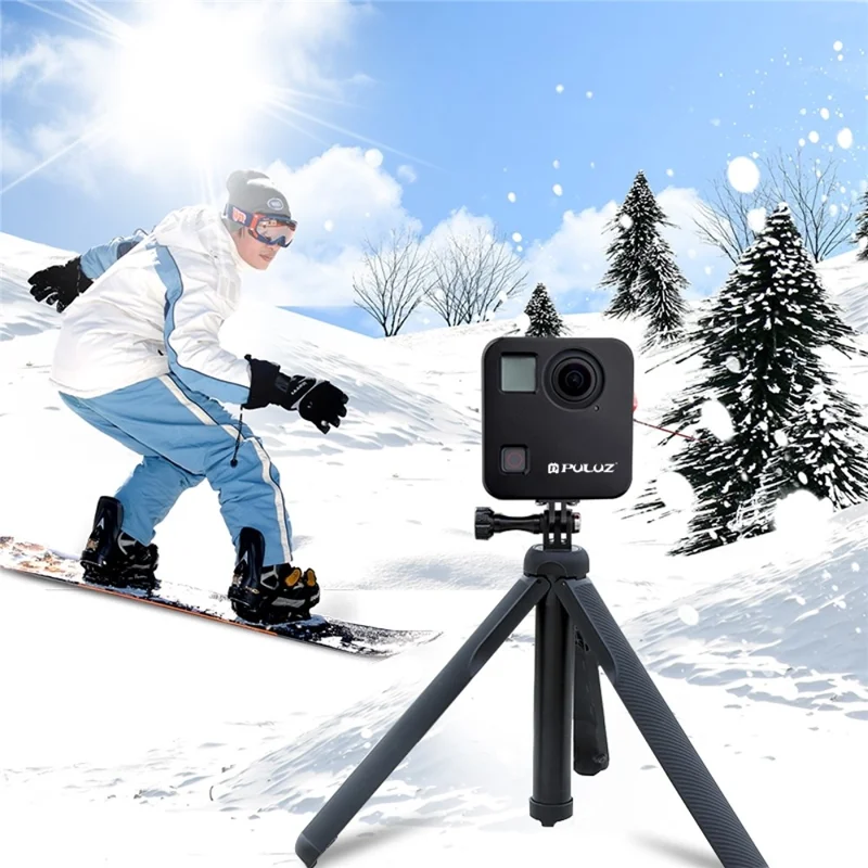 PULUZ PU442B For GoPro Fusion Aluminum Alloy Cage Scratch Resistant Action Camera Protective Case