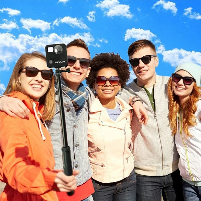 PULUZ PU442B For GoPro Fusion Aluminum Alloy Cage Scratch Resistant Action Camera Protective Case