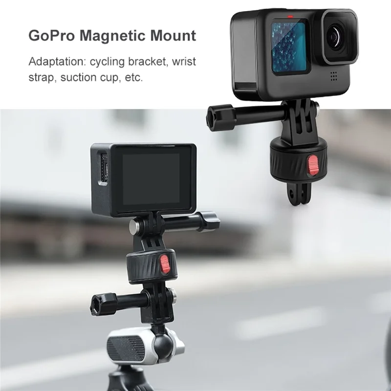 PULUZ PU706B For GoPro / Insta360 Action Camera Quick Release Magnetic Base Mount Adapter