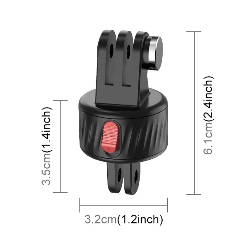 PULUZ PU706B For GoPro / Insta360 Action Camera Quick Release Magnetic Base Mount Adapter