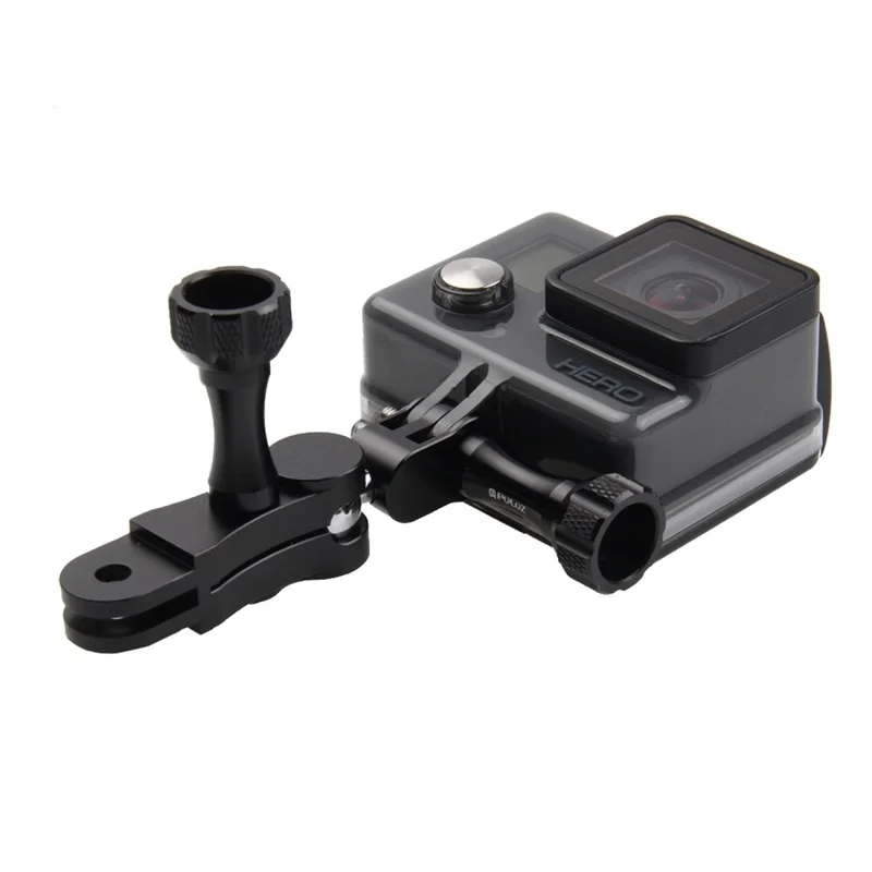PULUZ PU174 For GoPro Hero / DJI Osmo Action Metal 360 Degree Swivel Mount Adapter with Long Screws