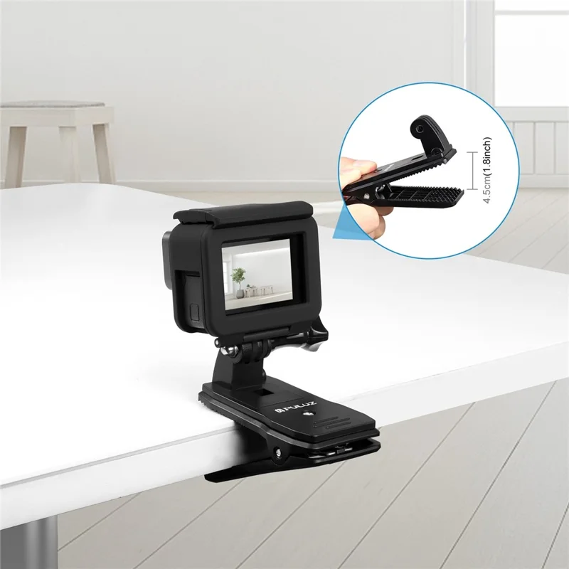 PULUZ PU904 4 in 1 360 Degree Rotating Camera Backpack Clip Bag Mount with Phone Holder Set