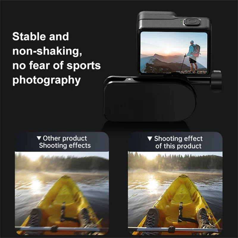 PULUZ PU1055B Magnetic Quick Release Backpack Strap Clip Action Camera Clamp Belt Holder