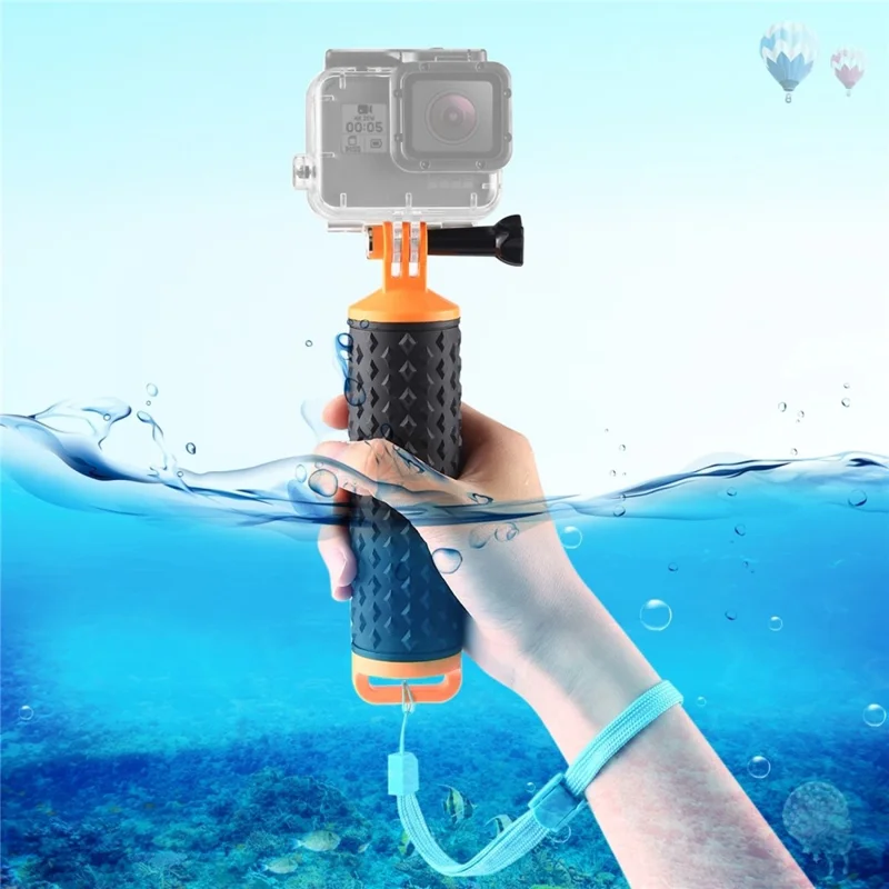 PULUZ PU329 For GoPro Hero Series / Insta360 One R / DJI Osmo Action Camera Buoyancy Rod Selfie Stick Waterproof Hand Grip