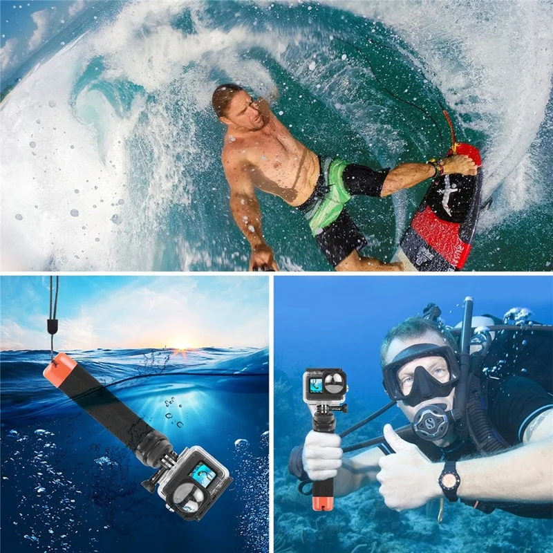 PULUZ PU561E Floating Handle for GoPro Hero Series / Insta360 One R / DJI Osmo Action Camera Buoyancy Rod