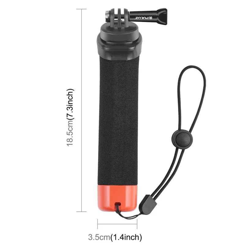 PULUZ PU561E Floating Handle for GoPro Hero Series / Insta360 One R / DJI Osmo Action Camera Buoyancy Rod