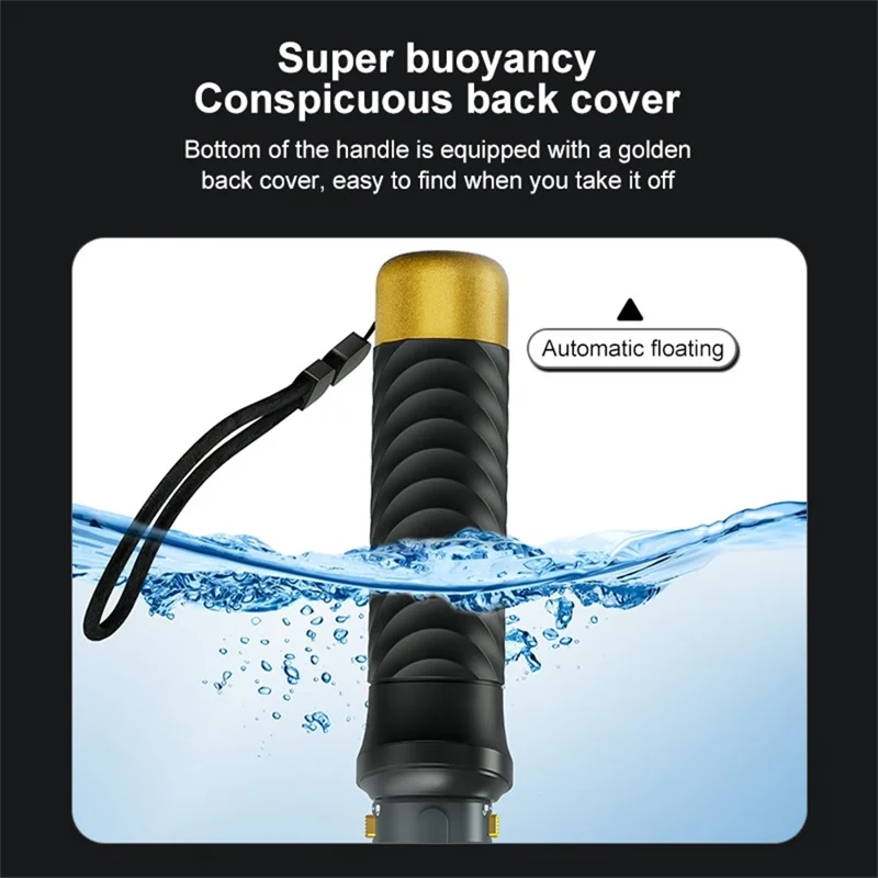 PULUZ PU1053B Action Camera Magnetic Quick Release Buoyancy Handle Underwater Diving Stick