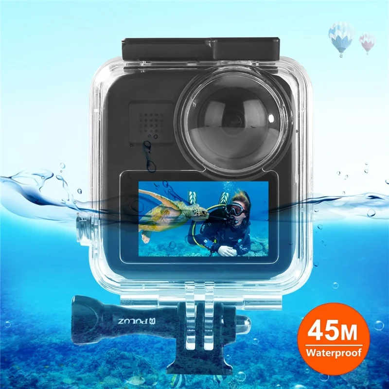 PULUZ PU466 For GoPro MAX Waterproof Case Panoramic Action Camera Protective Shell 45M Underwater