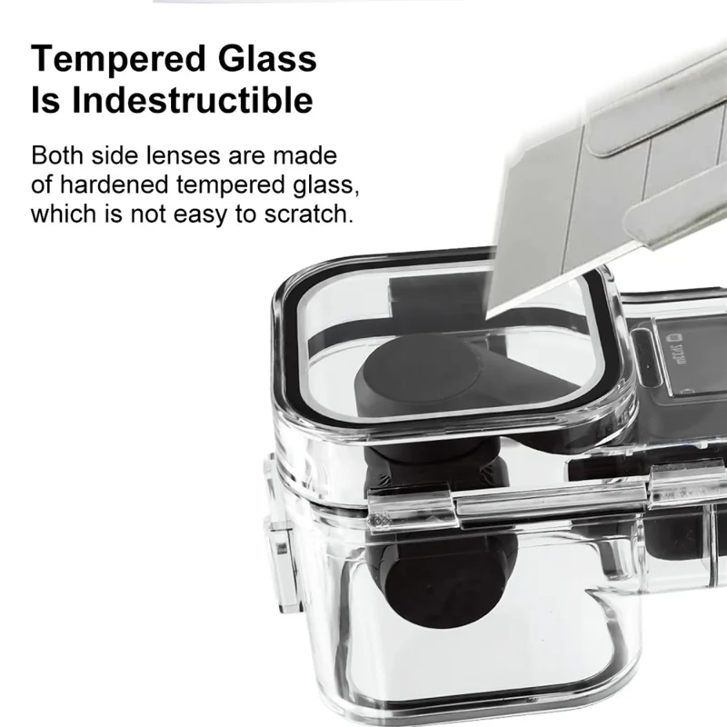 PULUZ PU967T For DJI Osmo Pocket 3 Waterproof Case 45m Underwater Action Camera Protective Housing Shell