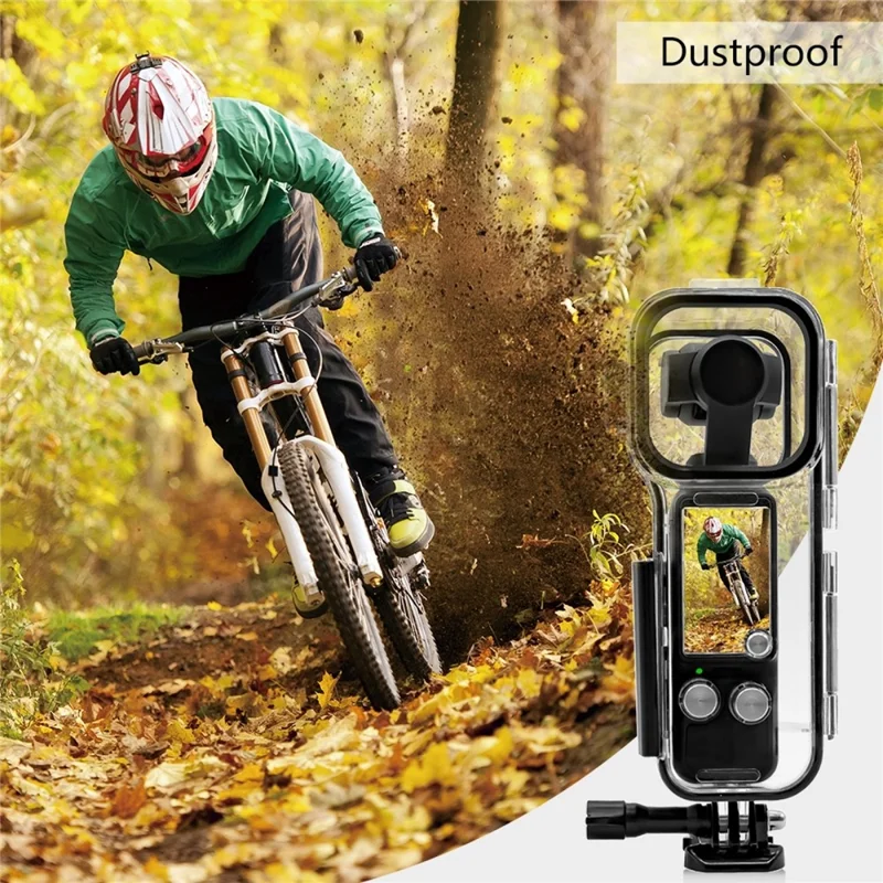 PULUZ PU967T For DJI Osmo Pocket 3 Waterproof Case 45m Underwater Action Camera Protective Housing Shell